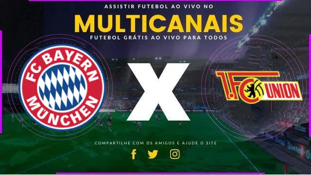 Assistir Bayern de Munique x Union Berlin ao vivo HD 02/11/2024