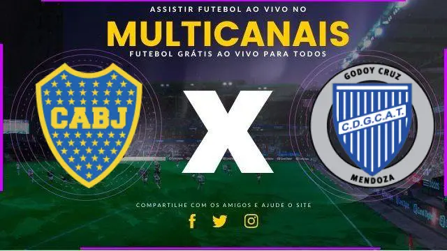 Assistir Boca Juniors x Godoy Cruz ao vivo HD 06/11/2024