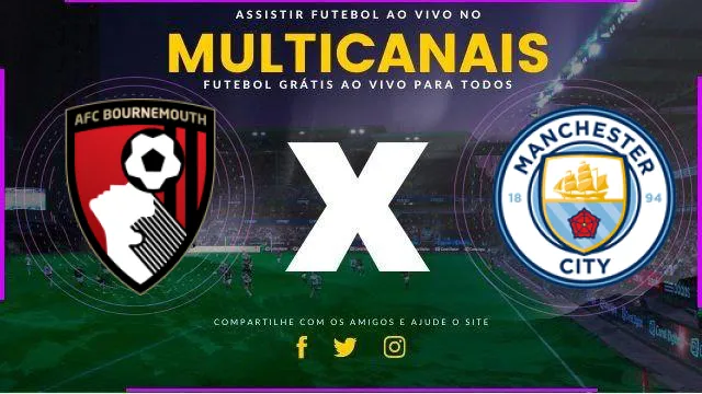 Assistir Bournemouth x Manchester City ao vivo HD 02/11/2024