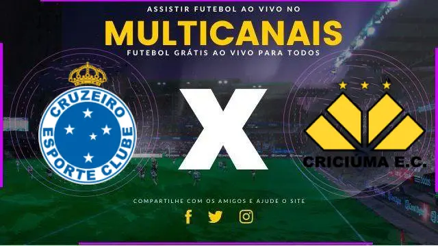 Assistir Cruzeiro x Criciúma ao vivo HD 09/11/2024