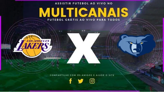 Assistir NBA: Los Angeles Lakers x Memphis Grizzlies ao vivo HD 14/11/2024