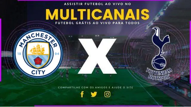 Assistir Manchester City x Tottenham ao vivo HD 08/11/2024