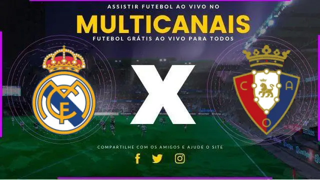 Assistir Real Madrid x Osasuna ao vivo HD 09/11/2024