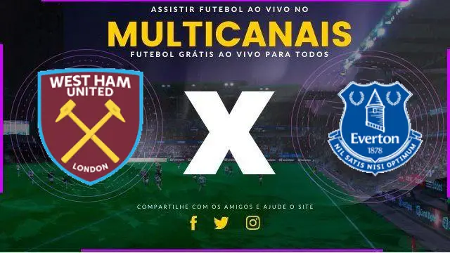 Assistir West Ham x Everton ao vivo HD 09/11/2024